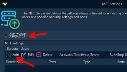 VisualCron: MFT (Managed File Transfer) | SYSADMIT