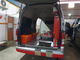 Jual ambulance Toyota Hiace Premio PSC 119 Mobil Promkes MobJen & Mobil Pusling New Triton