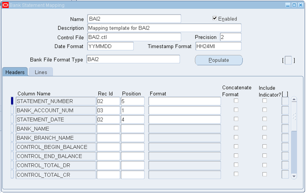 Oracle Apps Oracle Cash Management Setups