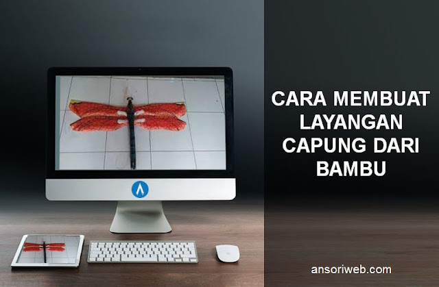 Cara Membuat Layangan Capung dari Bambu