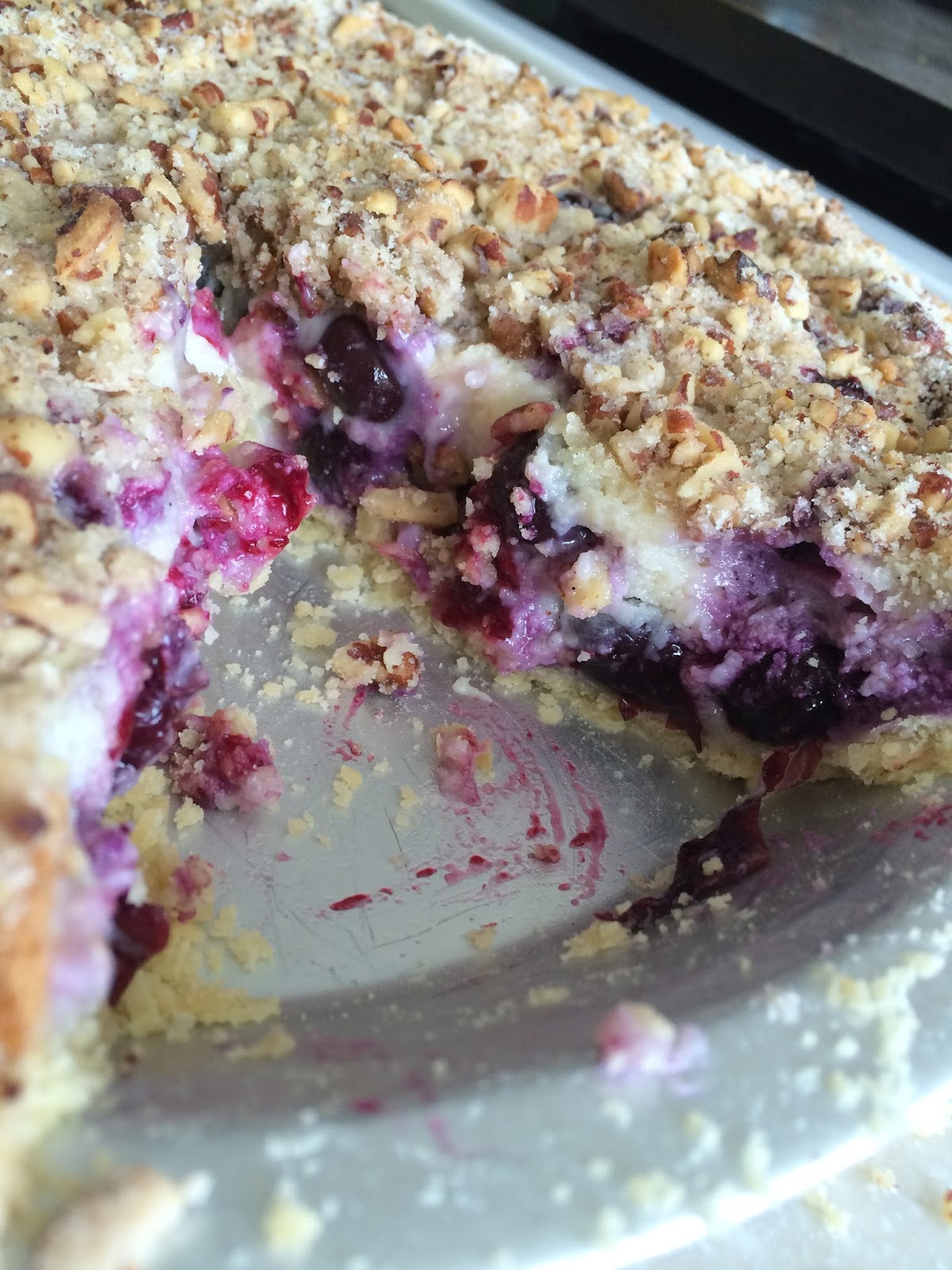 The Project Spot Blueberry Sour Cream Custard Pie with Olive Oil Crust