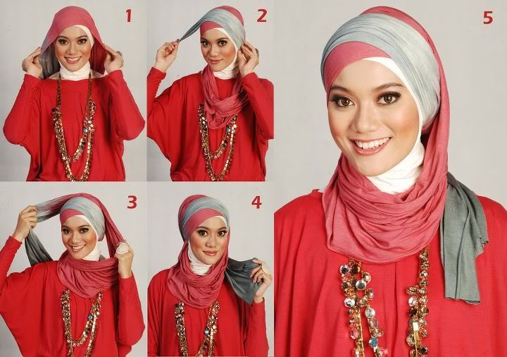 Model Hijab Ala Timur Tengah 