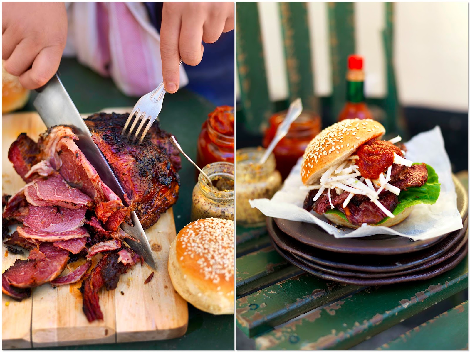 Tove Nilsson BBQ Brisket Burger!