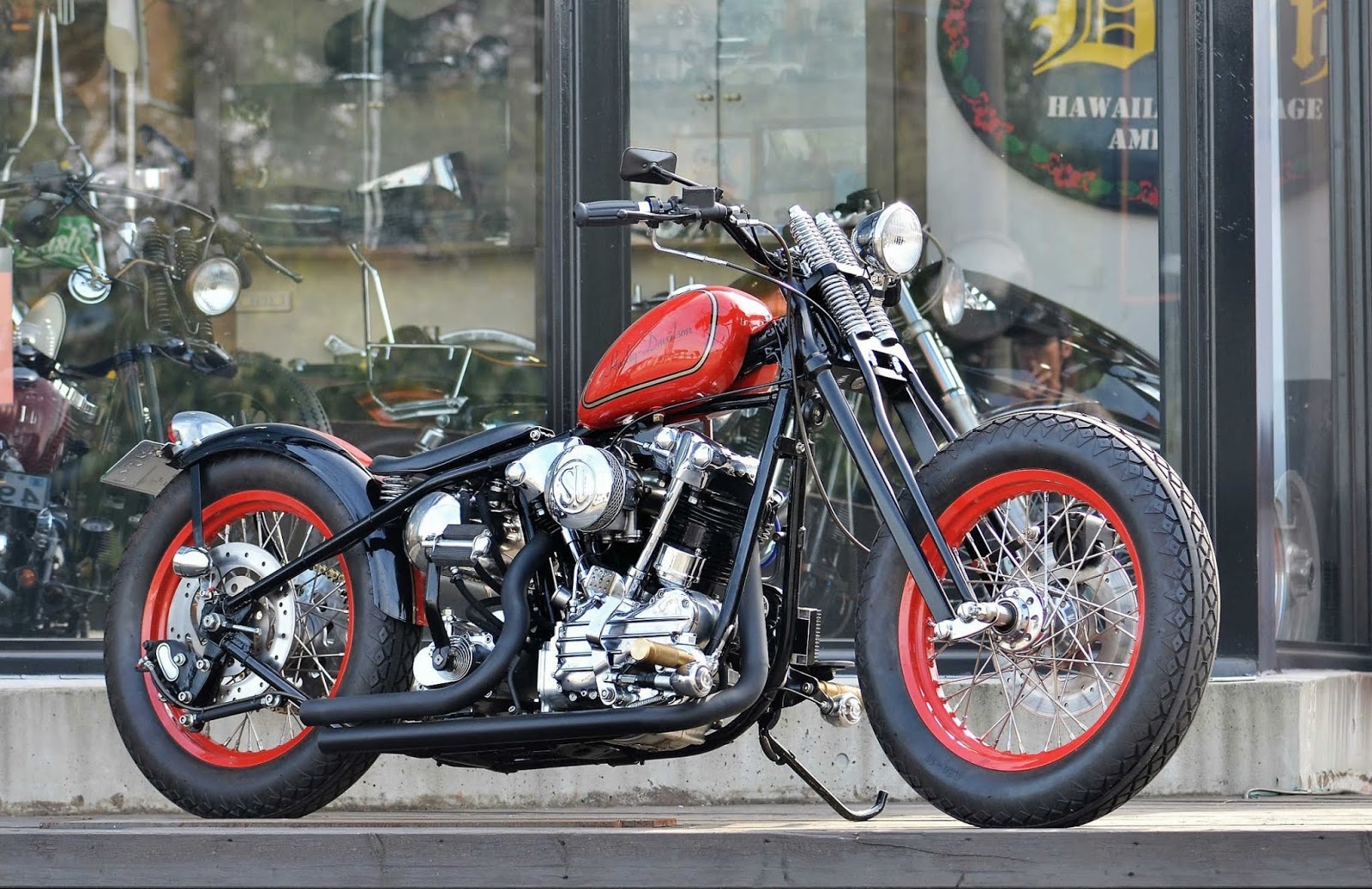 Hell Kustom Harley Davidson Knucklehead By Dash Custom