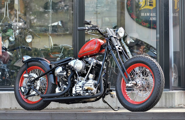 Harley Davidson Knucklehead By Dash Custom Hell Kustom