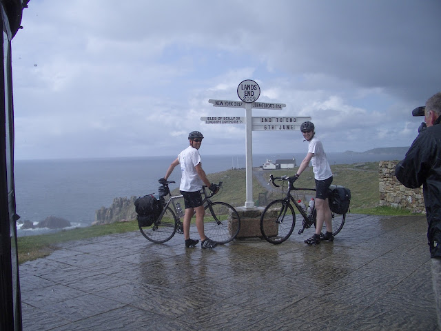 Chris Magowan End to End cycling challenge Land's End