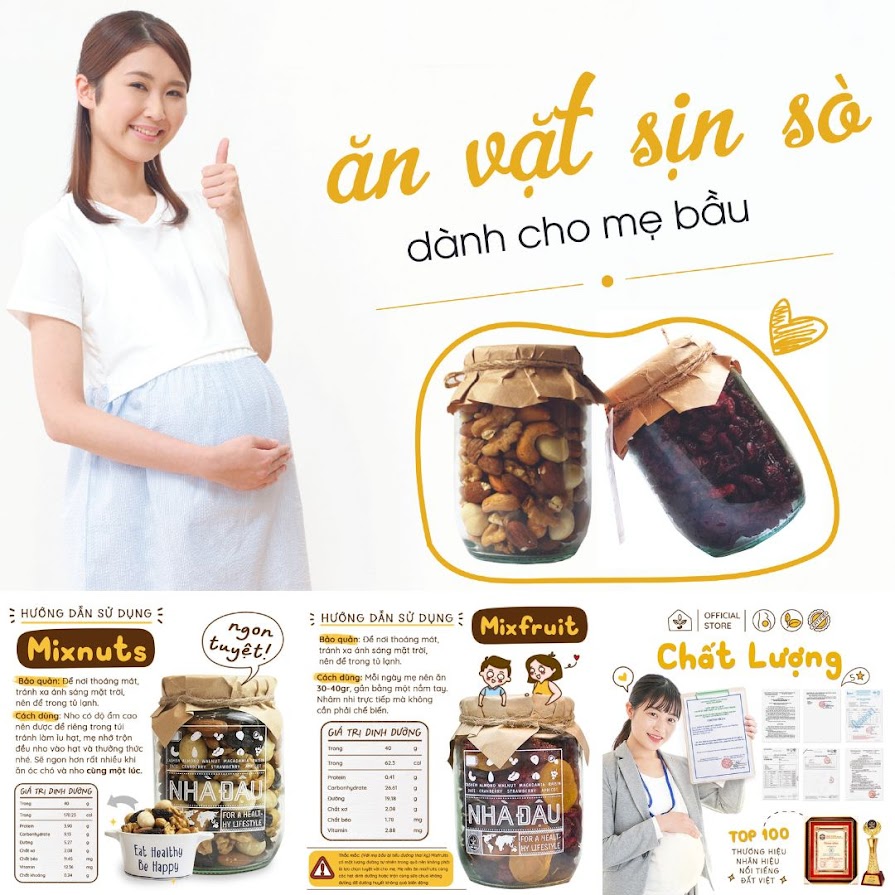 [A36] Top 5 loại hạt giúp Mẹ Bầu thiếu chất bổ sung dinh dưỡng