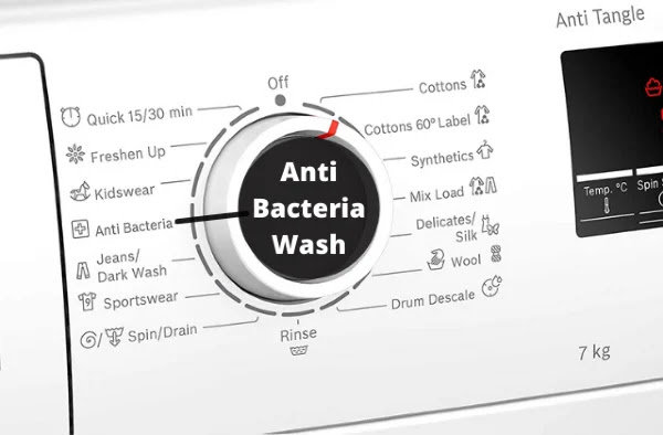 Anti Bacteria Wash in Bosch Washing Machine