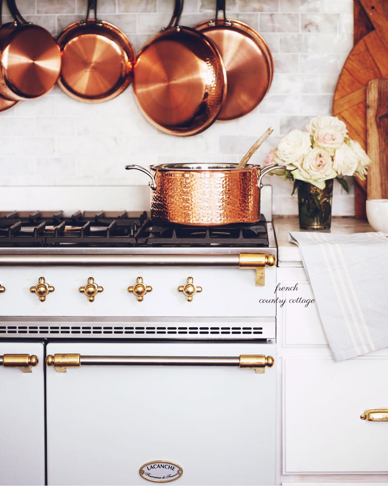 At Home | Pure Romance: Peonies & Carrara in a French Country Cottage