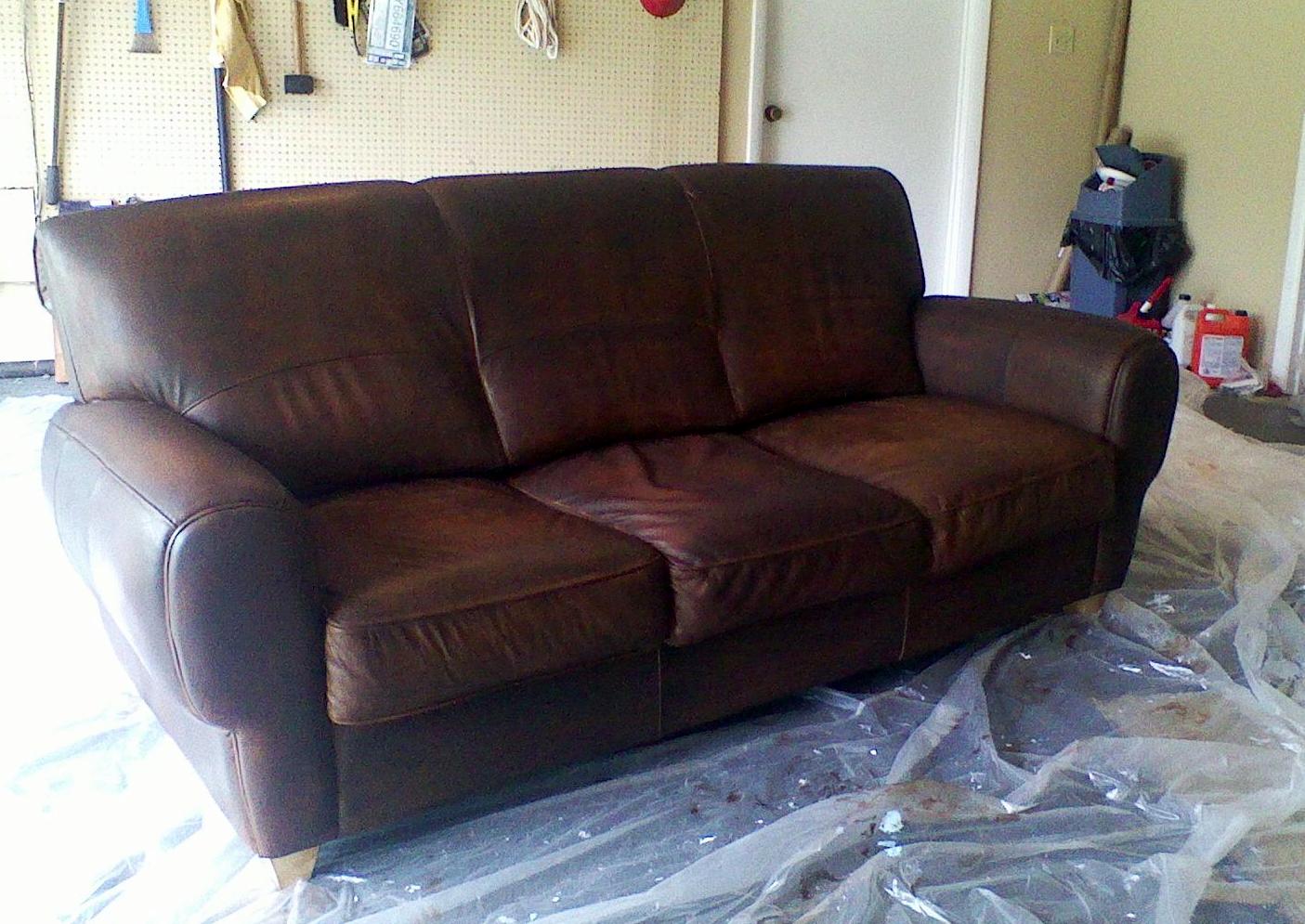 Weeds How To Dye Or Stain Leather Furniture
