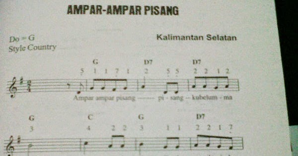 Lagu Daerah Ampar Ampar Pisang Kalsel Lagu Daerah Ampar Ampar Pisang Kalsel