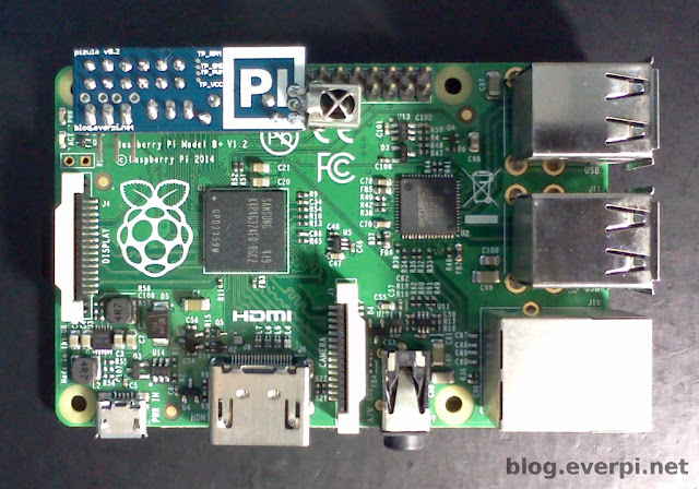 raspberry pi b+ e pizula v0.2