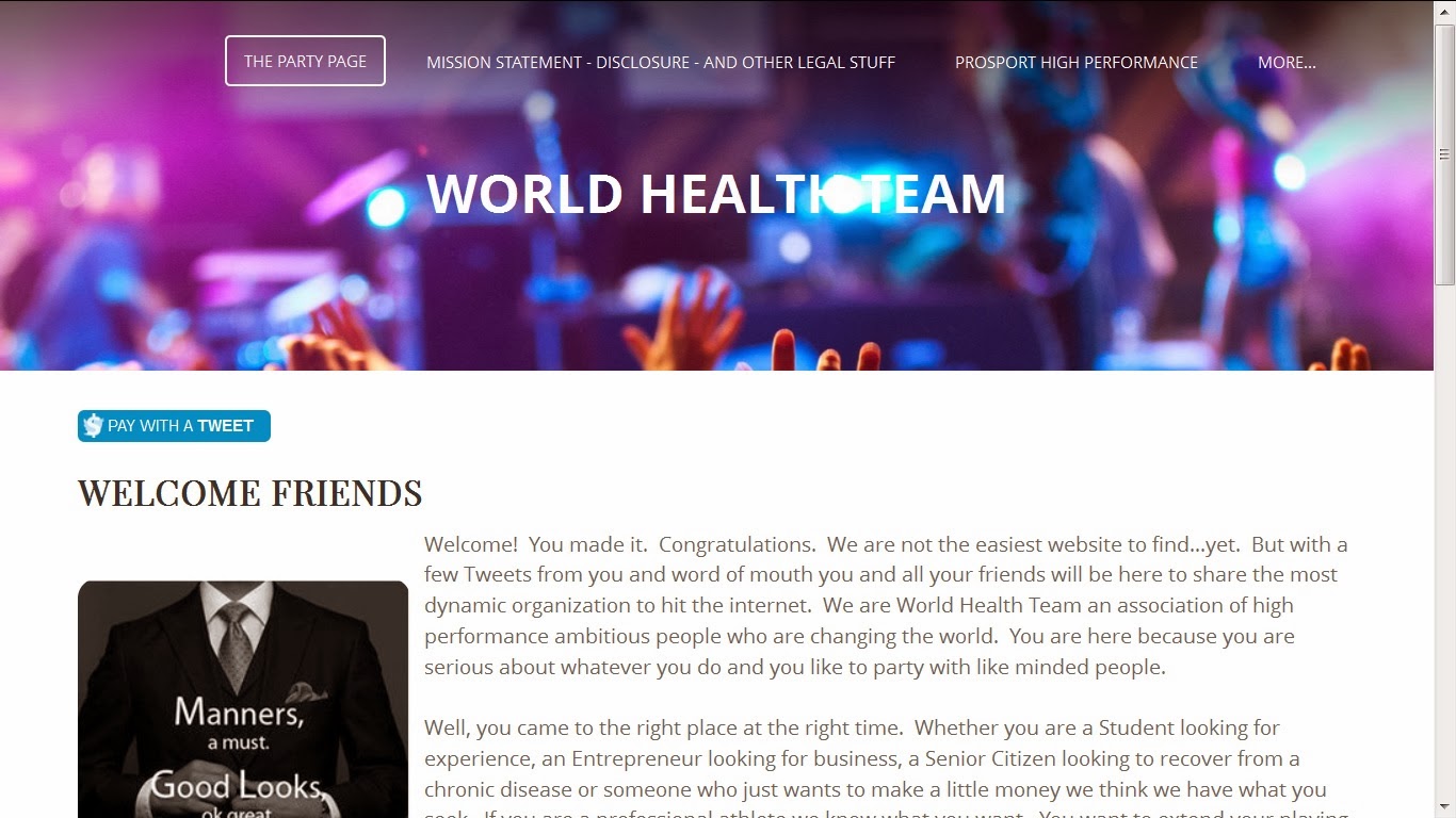 World Health Team Website