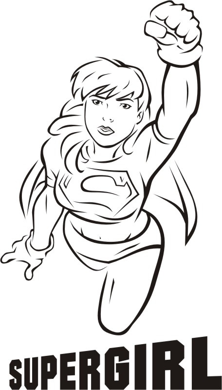 superhero clipart free black and white - photo #17