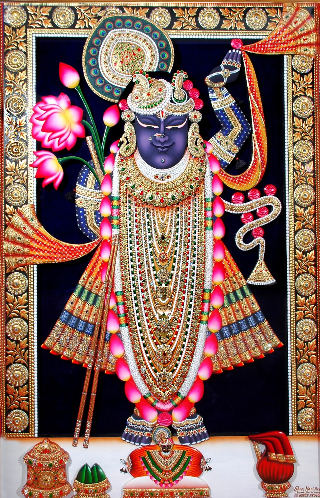 Shrinathji Temple Nathdwara Latest Krishna Wallpaper and Krishna pictures