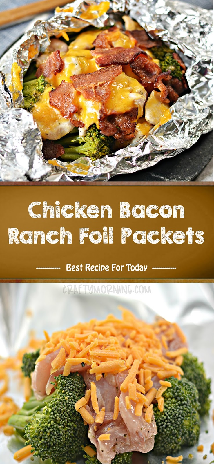 Chicken Bacon Ranch Foil Packets