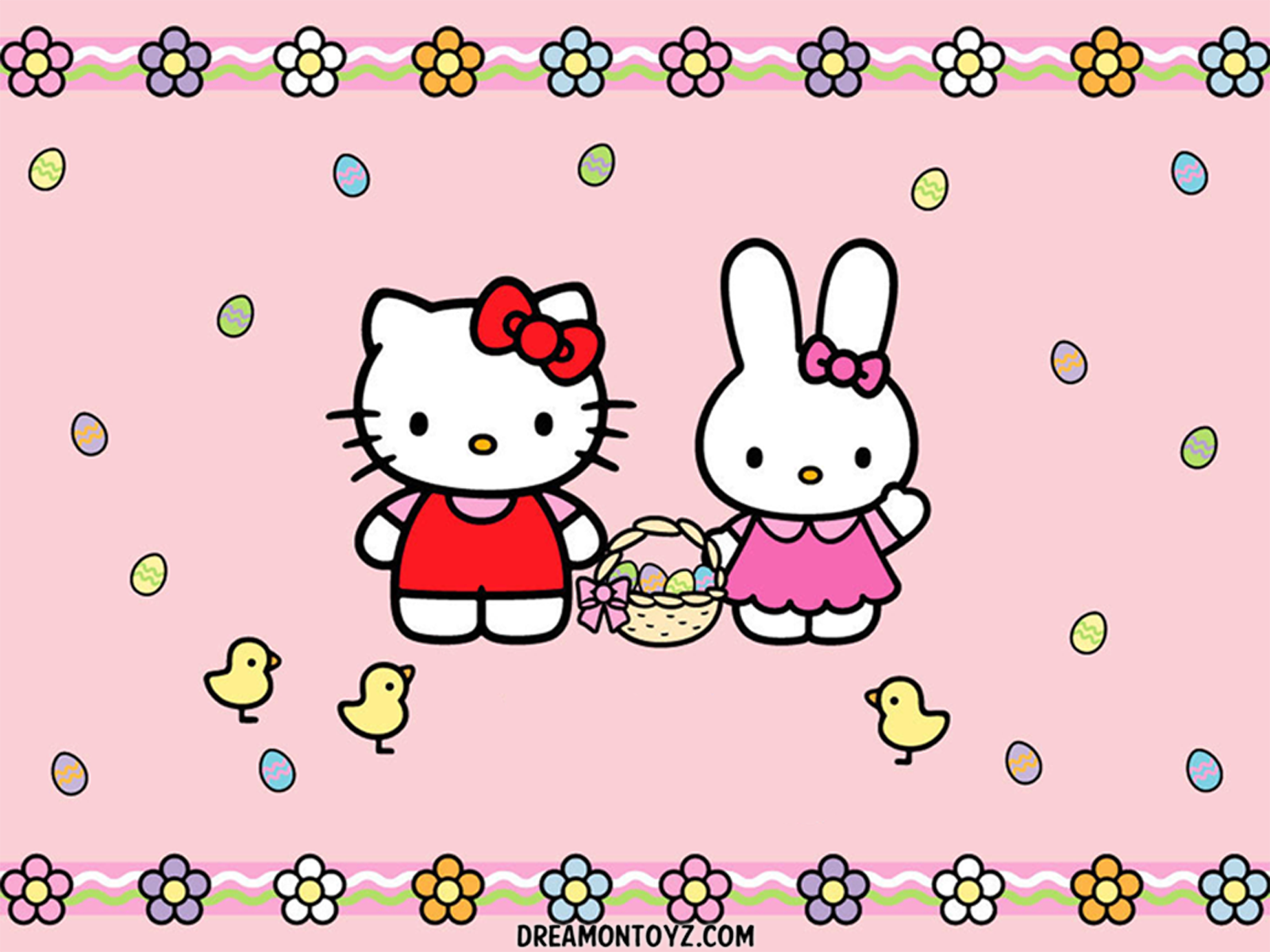 FREE Cartoon Graphics / Pics / Gifs / Photographs: Hello Kitty Easter ...