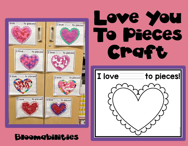 First Grade Bloomabilities: Valentine's Day Craft FREEBIE