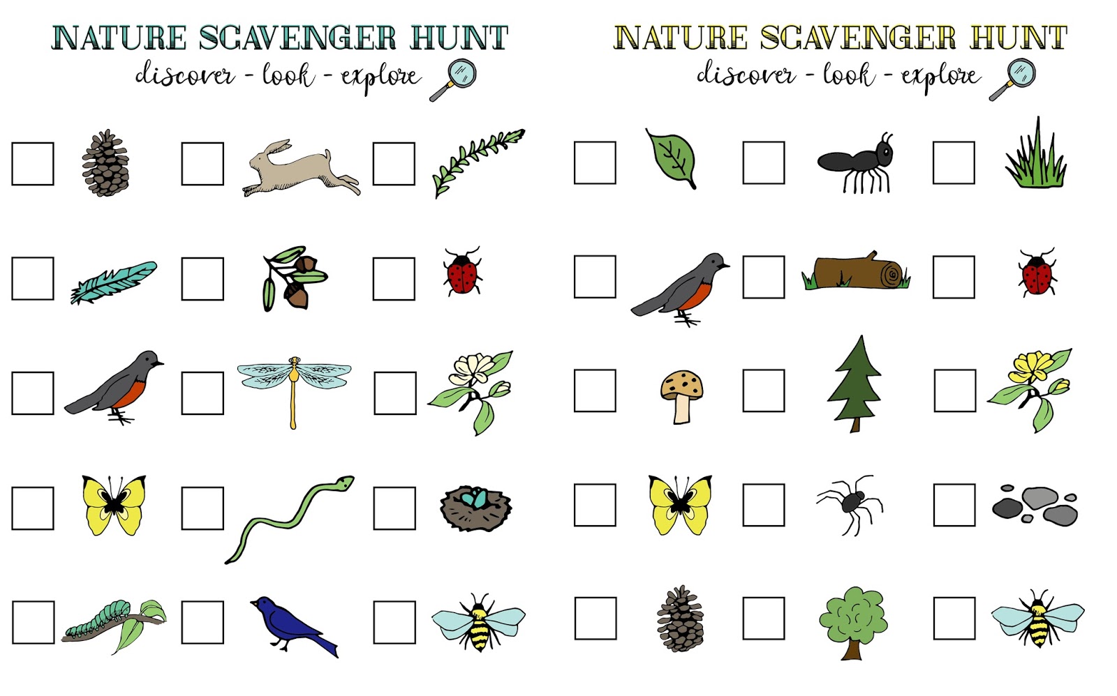 Nature Scavenger Hunt And Summer Adventures Free Printable Sisters What Nature Scavenger Hunt And Summer Adventures Free Printable Sisters What