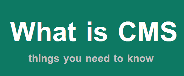 What is CMS (content management system) - things you need to know