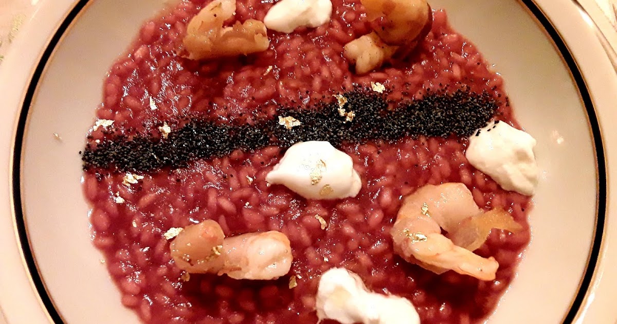 Convivio culinario "PellegrinoPoint" Risotto barbabietola rossa