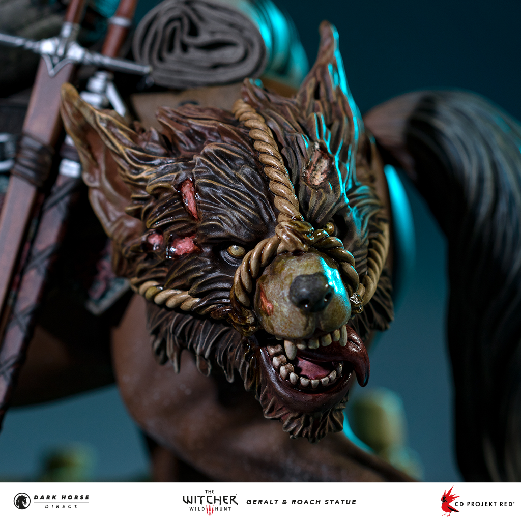 The Witcher 3: Wild Hunt - Studio Dark Horse Direct and CD PROJEKT RED presented a figurine of Geralt and Roach