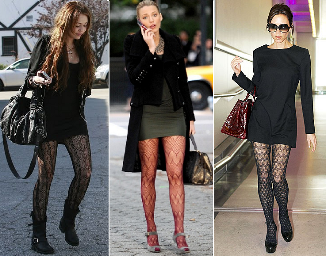Lingerie 101: FASHION TREND: Patterned Tights!