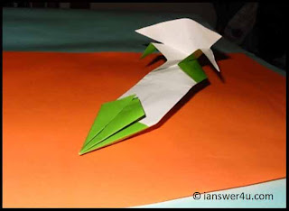 origami high performance paper airplane