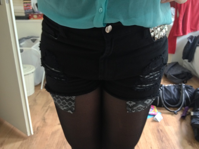 Its An Eva Way Of Life OOTD Studded Shorts