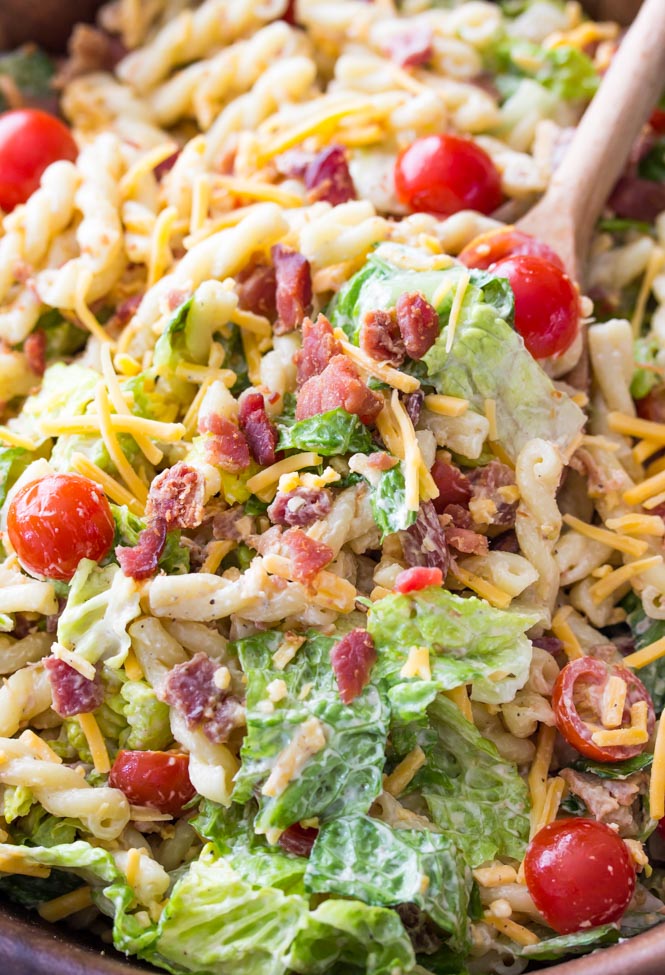 15Minute BLT Pasta Salad CRAVING RECIPE
