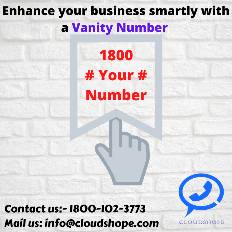 Boost your business with vanity number.