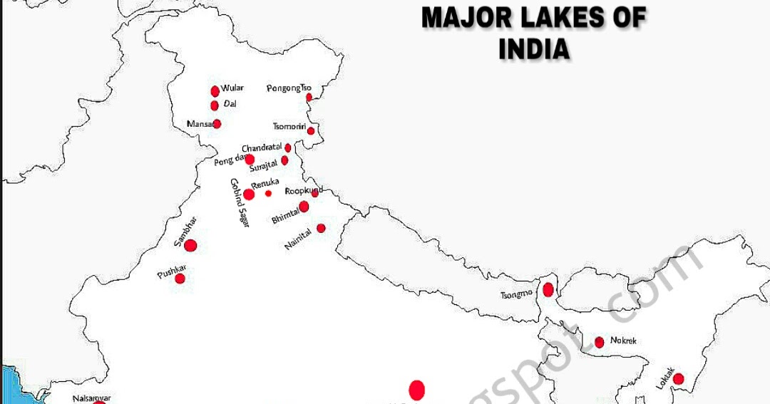 Lakes of India UPSC