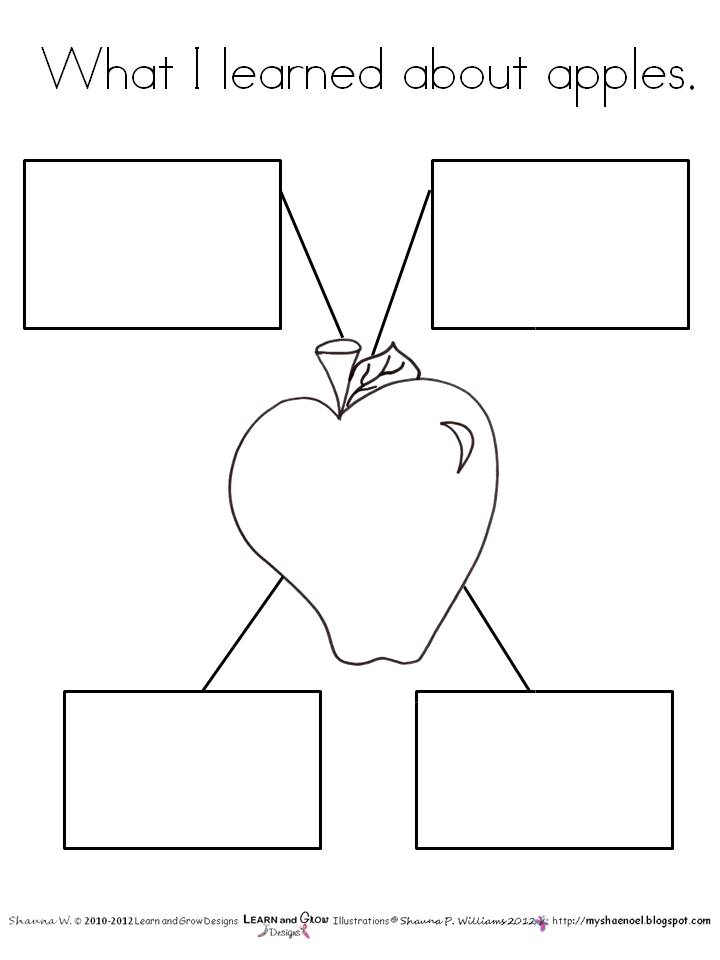 Learn and Grow Designs Website: Apple Themed Printables - Teacher