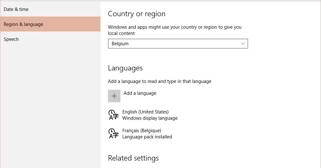 Windows 10 Pro English UI Fix the keyboard layout always switching to
