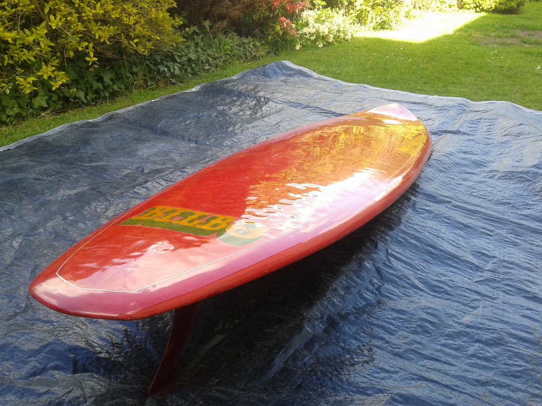 vintage surfboard collector UK Bilbo transitional for sale