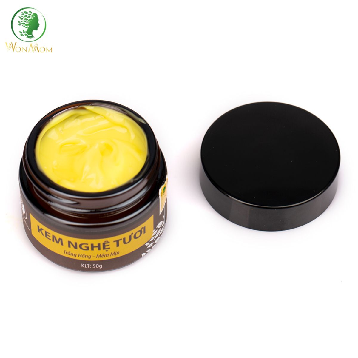 BỘ DƯỠNG DA MẶT TRẮNG HỒNG CHUYÊN SÂU TỪ THẢO MỘC WONMOM (1 SỮA RỬA MẶT + 1 SERUM VITAMIN C + 1 KEM NGHỆ TƯƠI)