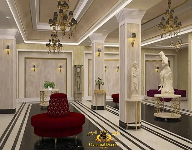 احدث جبس اسقف ناعم وبسيط صالات كلاسيك I قلعة الديكور