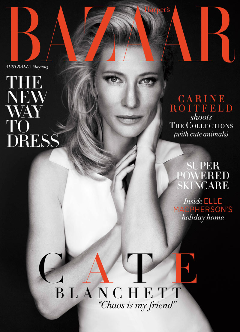 Harper's Bazaar Australia May 2013: Cate Blanchett by Steven Chee