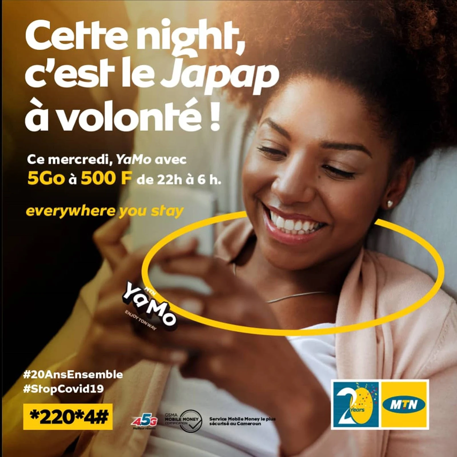 MTN Yamo Cheap Bundles: Get 5Gb for 500Frs Only