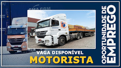 Vaga para Motorista