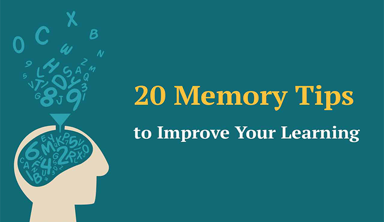 20 Memory Tips to Improve Your Learning #infographic