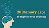 20 Memory Tips to Improve Your Learning #infographic