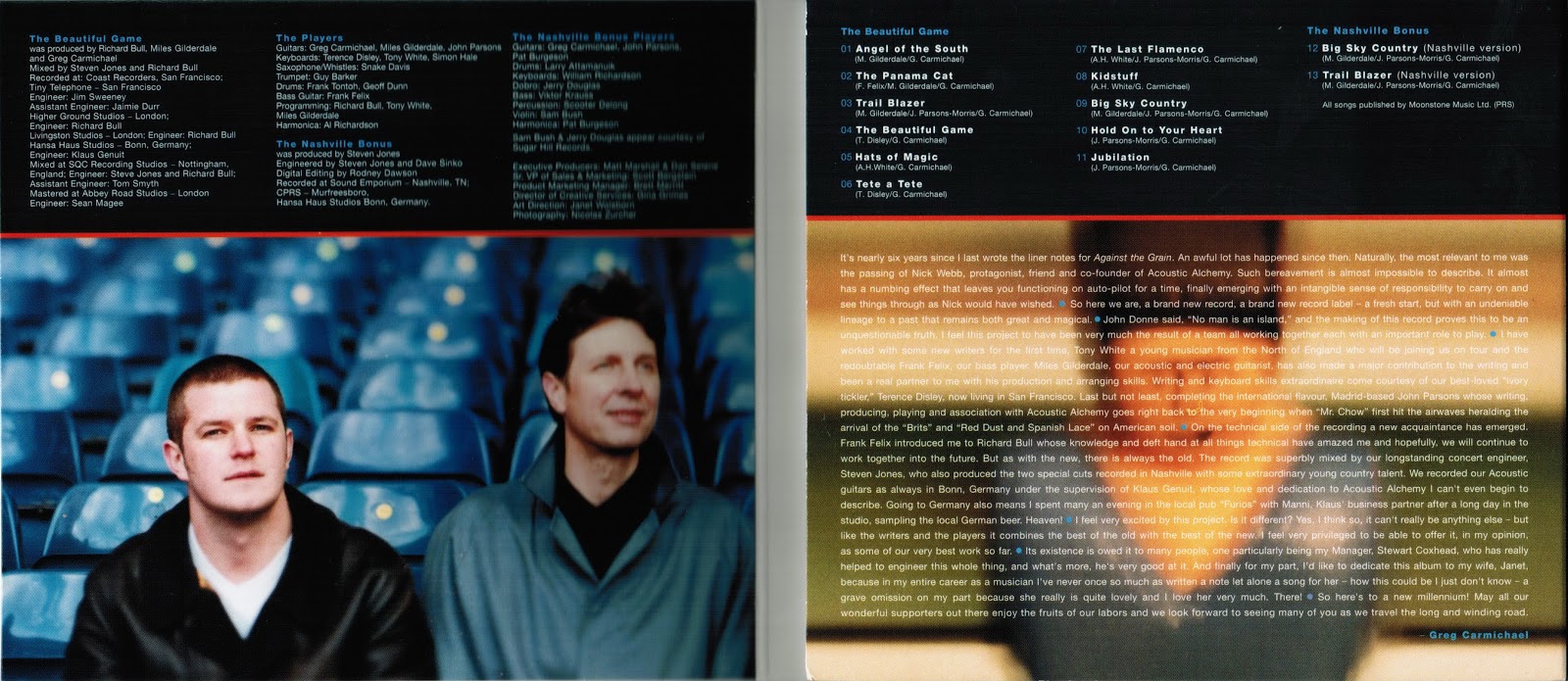Acoustic Alchemy The Beautiful Game 2000 Flac Audiophile Us audiophile us blogger