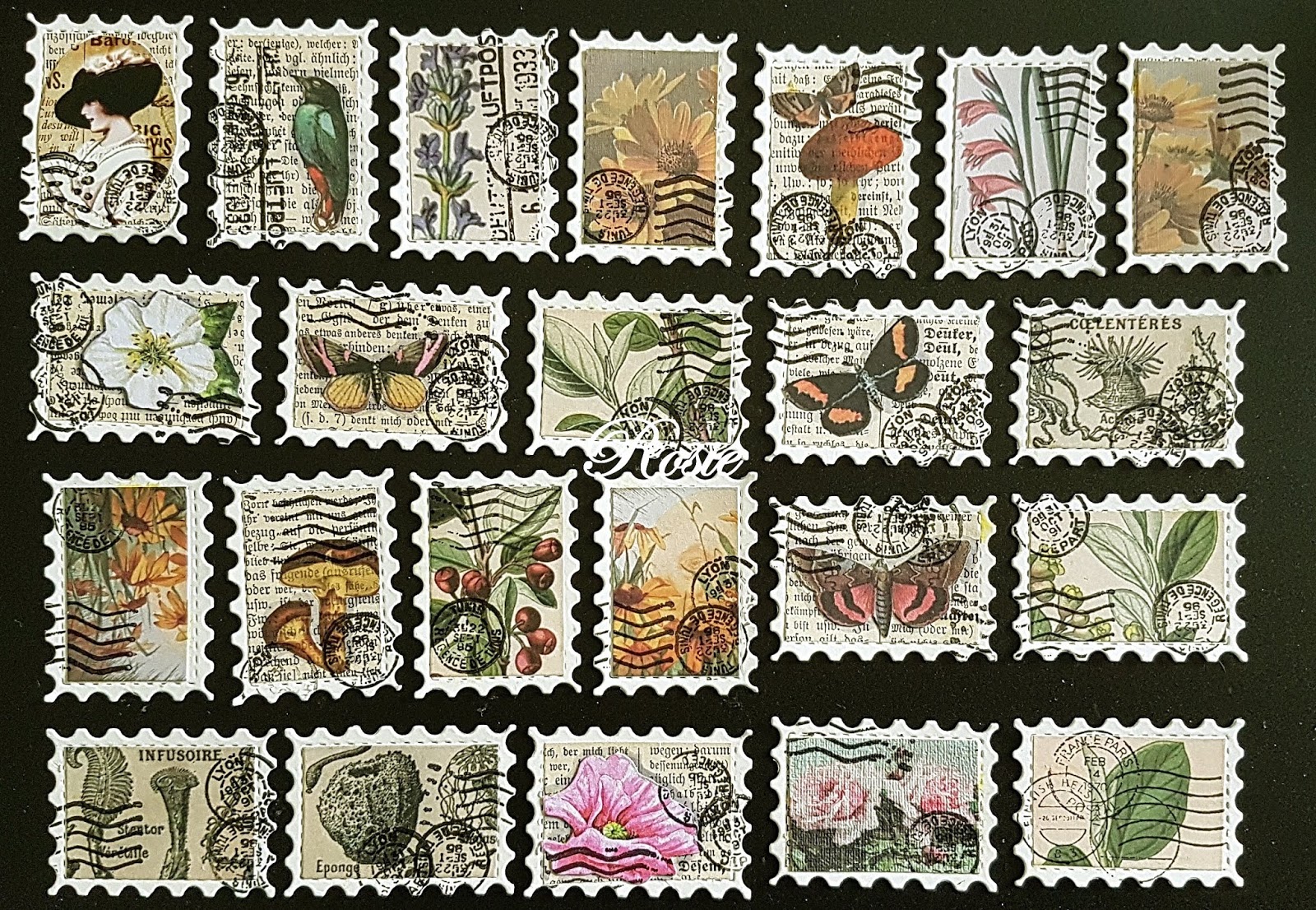 Rosie s Bastelwelt Faux Postage Stamps rosie-s-bastelwelt-faux-postage-stamps