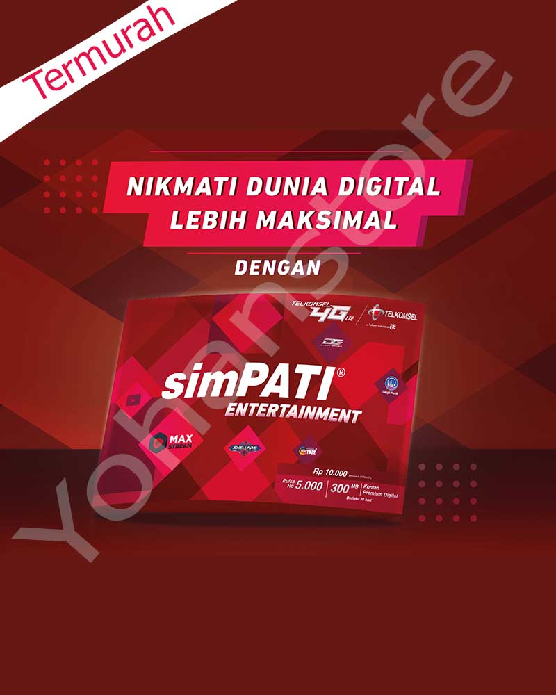 Kartu Telkomsel Simpati Verifikasi - Yohanstore