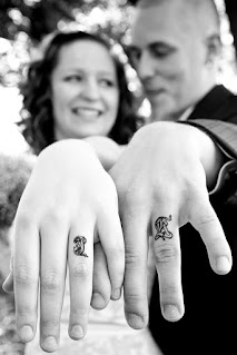 ring finger tattoos for married couples