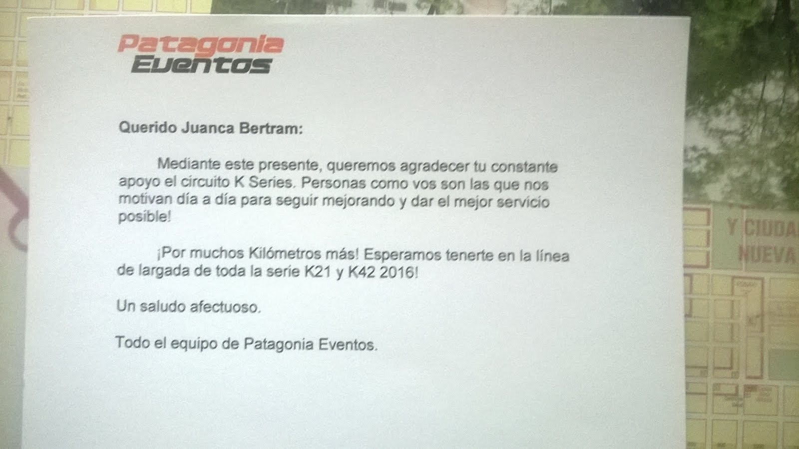 Reconocimiento Patagonia Eventos
