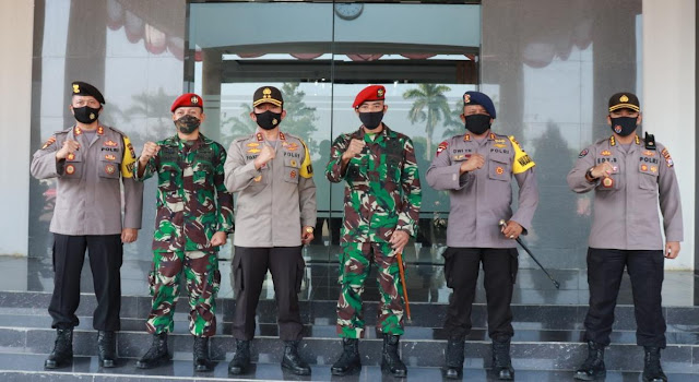 Pererat Sinergitas, Kapolda Banten Terima Kunjungan Dan Grup 1 Kopasus