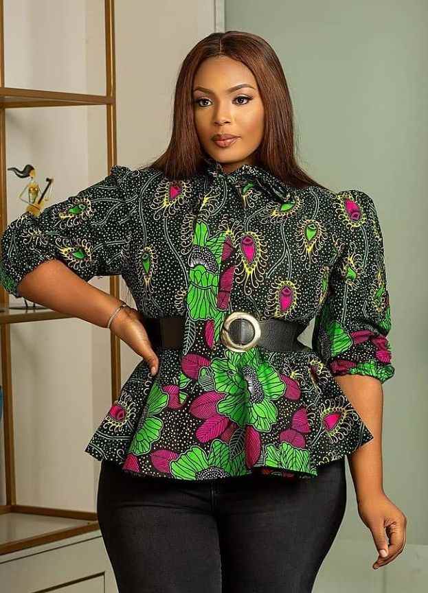 30 Cute Ankara Tops for Ladies 2024 - Claraito's Blog