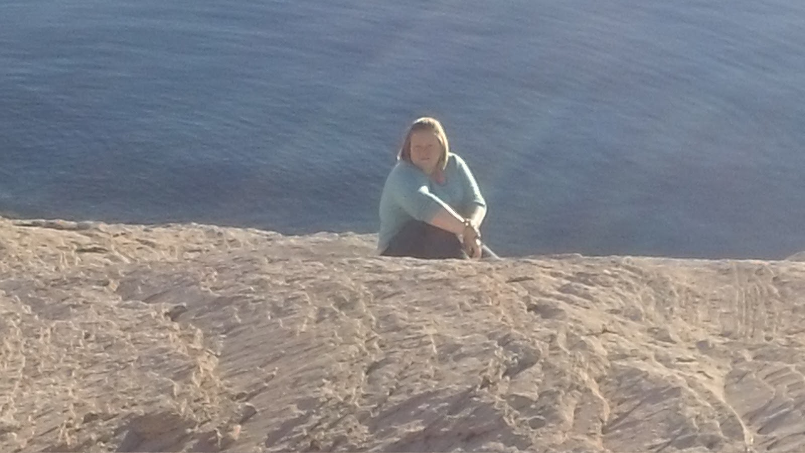 Pamela at Lake Powell
